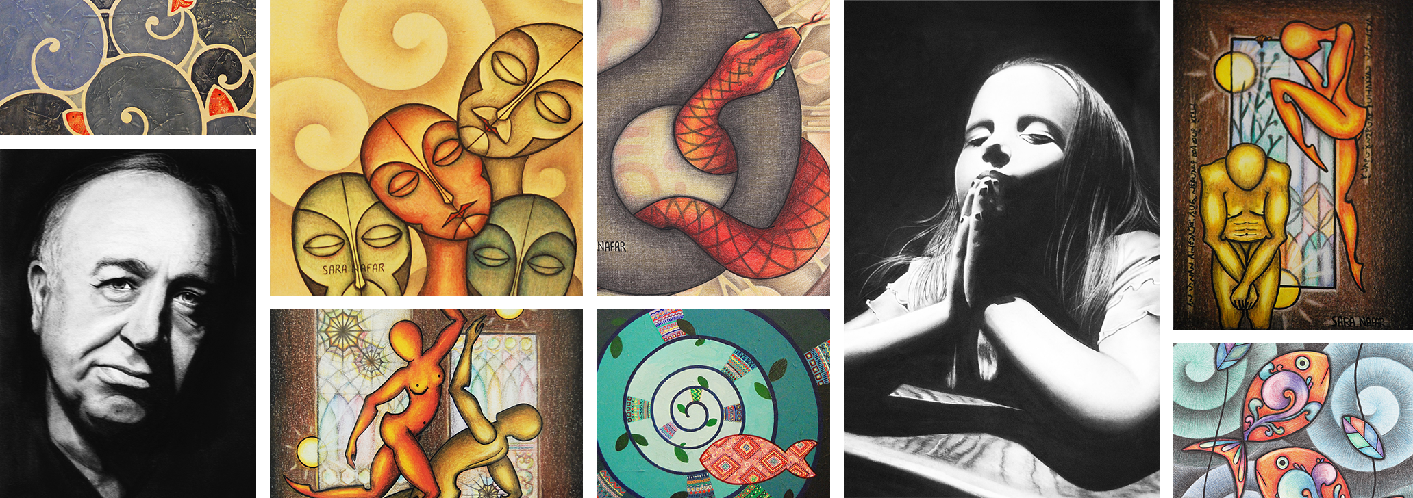 Image of various paintings